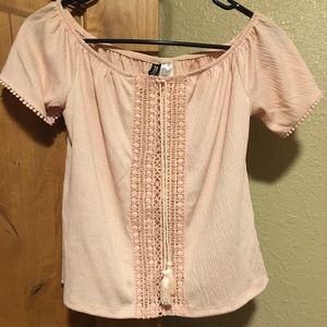 Off the shoulder blouse